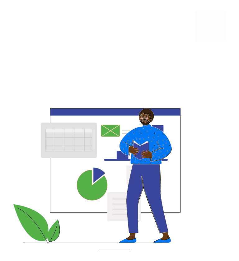 Illustration montrant un individu sélectionnant des parcours professionnels après un bilan de compétences composé par Chantal Cockaerts Coach a Monaco